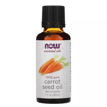 Эфирные масла NOW Foods семян моркови, 30 мл