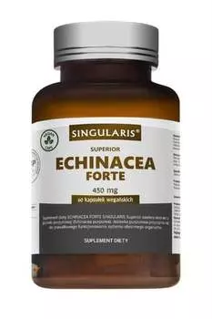 Эхинацея Форте, Улучшенная Добавка 450мг, 60 капсул. Singularis-Herbs