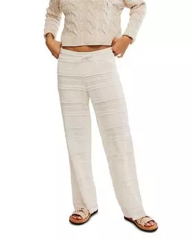 Эйден Брюки на шнуровке Free People, белый