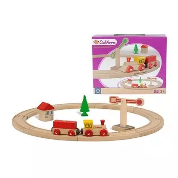 Эйхгорн, Деревянный поезд, 15 элементов Eichhorn