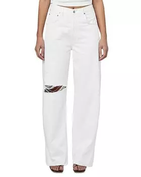 Эйла Высокие Мешковатые Джинсы в цвете Zinc Citizens of Humanity, белый