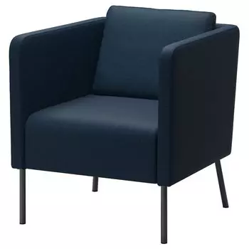 ЭКЕРО Кресло, Скифтебо темно-синий EKER IKEA