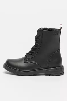 Эклер сапоги из экокожи Geox, черный