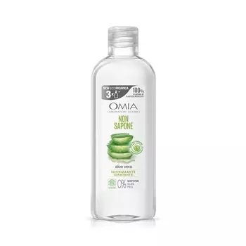 Эко-био мыло с алоэ вера из Саленто, жидкое мыло для рук и лица, увлажняющее, смягчающее и освежающее действие, дерматологически протестировано - флакон 750 мл, Omia