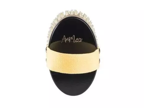 Эко массажная щетка для тела - черная - Tampico, AnMar brush