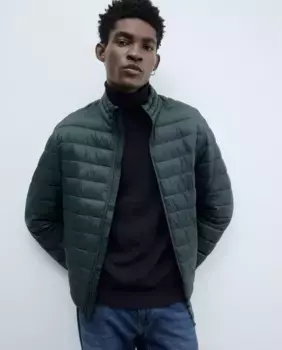 Эко-пуховик Sfera, темно-зеленый