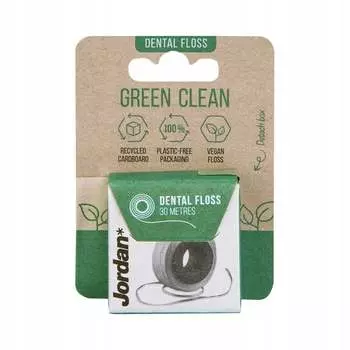 Эко зубная нить 30м Jordan, Green Clean Dental Floss