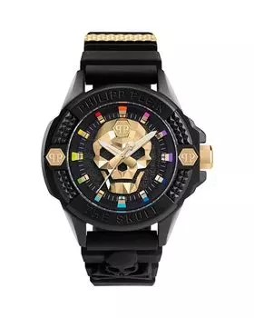 Экокерамические часы $keleton, 44 мм PHILIPP PLEIN, цвет Black