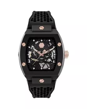 Экокерамические часы $keleton, 44 мм PHILIPP PLEIN, цвет Black