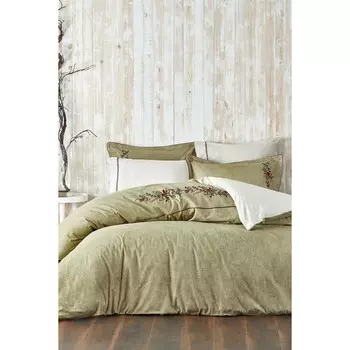 Экокотоновый Комплект постельного белья Alvin Green