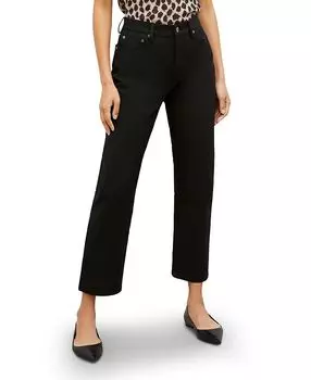 Экологически лучше, чем деним Дарья 90-х годов, черные выбеленные джинсы M.M.LaFleur, черный