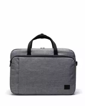 Экологический портфель унисекс 30 л из серой ткани на молнии Herschel, светло-серый