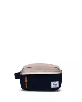 Экологичная косметичка унисекс объемом 3 л с передним карманом на молнии Herschel, темно-синий