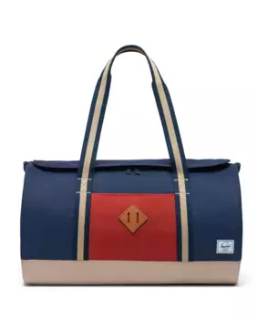 Экологичная мужская сумка 37 л для путешествий или спортзала из сине-красной ткани Herschel, красный