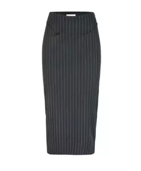 Экологичная юбка карандаш. Patrizia Pepe, черный