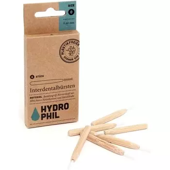 Экологичные бамбуковые межзубные щетки — разные размеры, Hydrophil