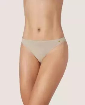 Экологичные стринги из соевой пряжи ZD, бежевый