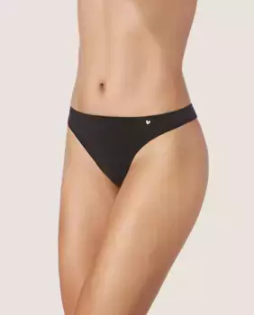 Экологичные стринги из соевой пряжи ZD, черный