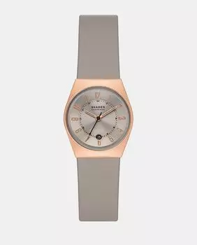 Экологичные женские часы Grenen Lille SKW3052 серого цвета из эко-кожи Skagen, серый