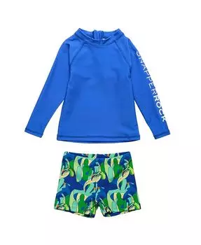 Экологичный детский комплект Toucan Jungle LS для новорожденных Snapper Rock, мультиколор