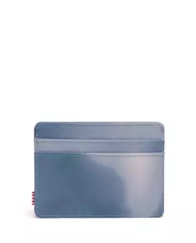 Экологичный футляр для карт унисекс из синей ткани Herschel, голубой