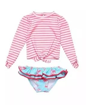 Экологичный комплект с рюшами Lighthouse Island LS Snapper Rock, мультиколор