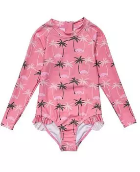 Экологичный костюм для серфинга Palm Paradise для малышей и девочек LS Snapper Rock