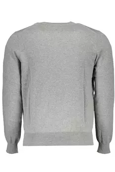 Экологичный вязаный свитер с логотипом North Sails, серый