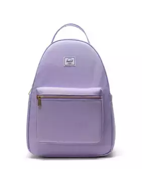 Экологичный женский рюкзак сиреневого цвета объемом 18 л с передним карманом на молнии Herschel