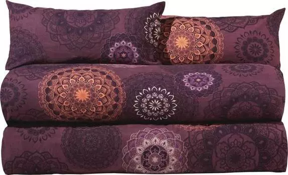 Экономичный пакет постельного белья 4 шт. 201657 Erwin Mller, фиолетовый