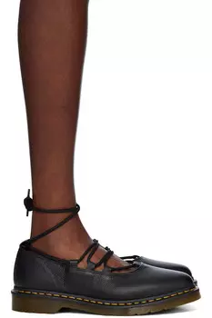Эльфи II балетки-лоферы из кожи вирджиния Dr. Martens, черный