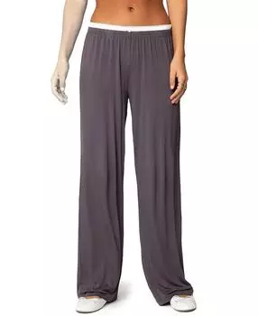 Эльса Многослойные Брюки Edikted, серый