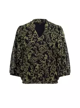 Эластичная блузка More & More, зеленый