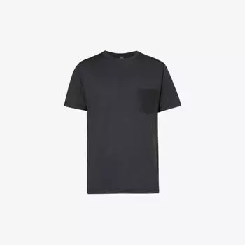 Эластичная футболка Tradewind из переработанного полиэстера с круглым вырезом Vuori, черный