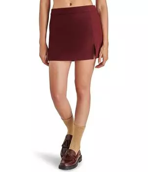 Эластичная костюмная мини-юбка Steve Madden Cameron, красный