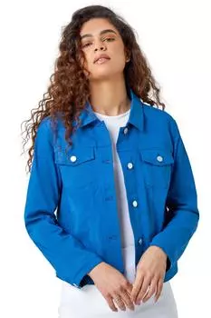 Эластичная куртка с карманами Roman, синий