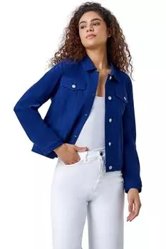 Эластичная куртка с карманами Roman, синий