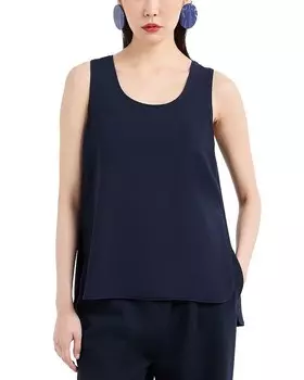 Эластичная майка Emporio Armani, синий