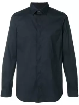 Эластичная рубашка Mauro Grifoni, синий