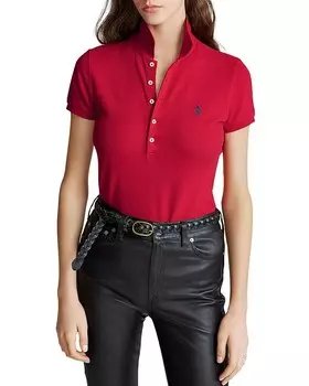 Эластичная рубашка поло облегающего кроя Ralph Lauren