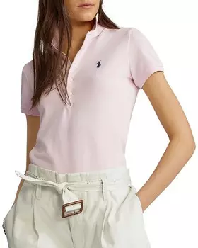 Эластичная рубашка поло облегающего кроя Ralph Lauren