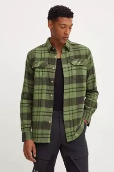 Эластичная рубашка с ракетницей Columbia, зеленый