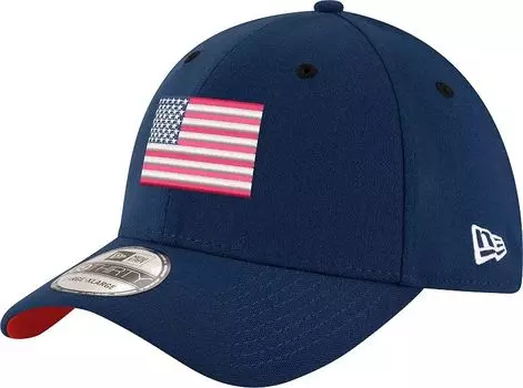 Эластичная шляпа New Era для взрослых с флагом США 39Thirty