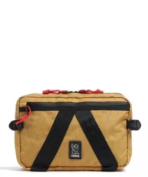 Эластичная сумка-слинг из переработанного нейлона рипстоп. Chrome, охра