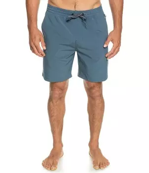 Эластичная талия Quiksilver Oceanmade 18 Шорты с внешним швом, синий
