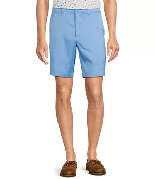 Эластичная ткань Roundtree & Yorke Performance Classic Fit 9 Однотонные шорты, синий