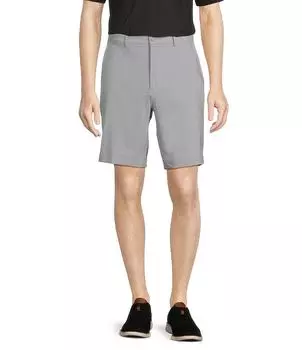 Эластичная ткань Roundtree & Yorke Performance, классический крой, плоская передняя часть, 9 Теплые шорты, серый