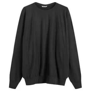 Эластичная толстовка с высокой плотностью Auralee, черный