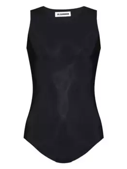 Эластичное боди JIL SANDER, черный