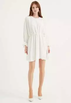 Эластичное платье Herita, бежевый